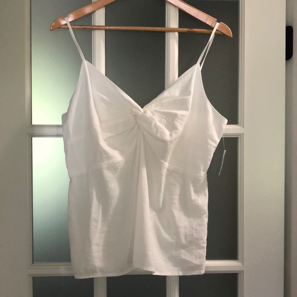 Light cotton blend tank top